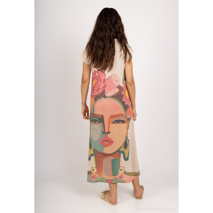 Scarpy creation robe pailletee imprimee or4808001_3