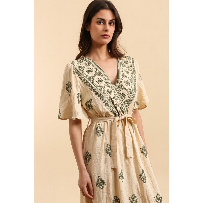 Scarpy creation robe bohem cache coeur beige4808801_2