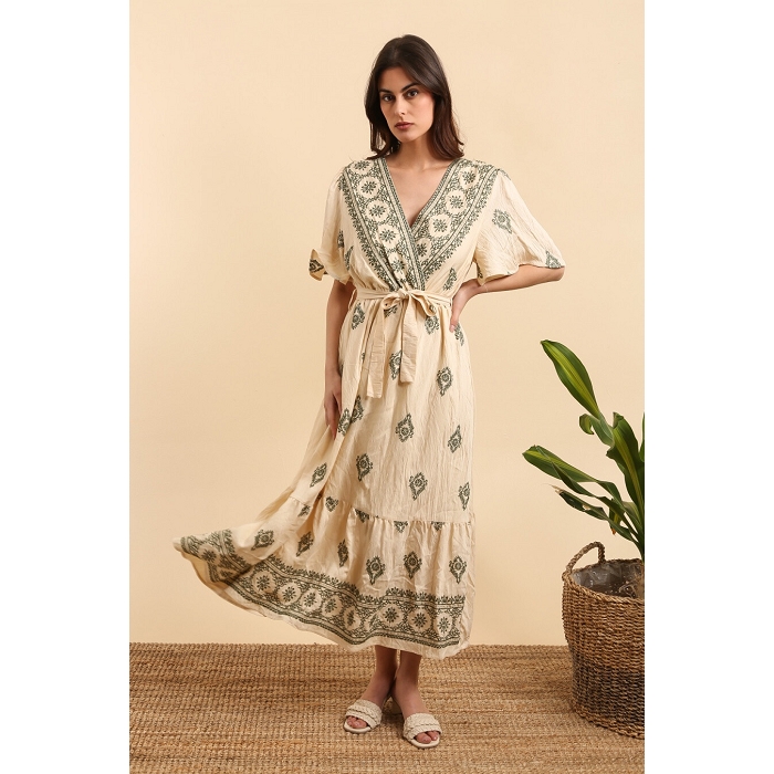 Scarpy creation robe bohem cache coeur beige4808801_4