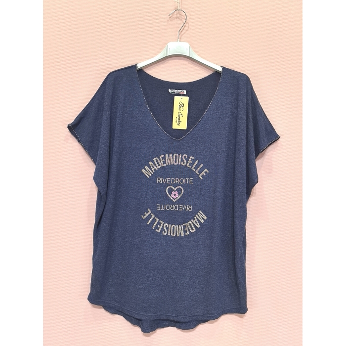 Scarpy creation my t shirt over size mademoiselle rive droite yl bleu4808904_6