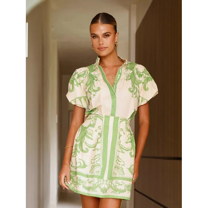 Scarpy creation my robe imprimee floral yl vert4810302_4