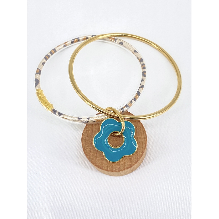 Scarpy creation my bracelet double fleur yl bleu4812103_4