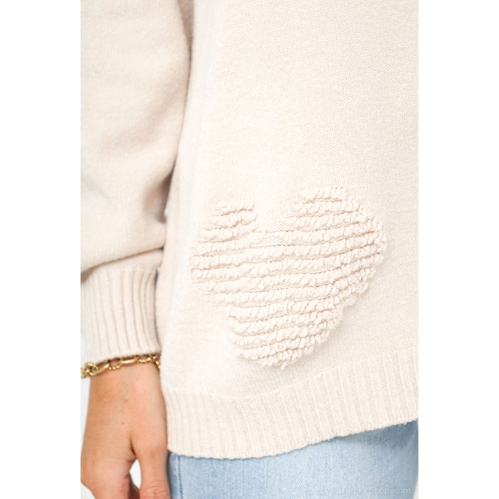 Scarpy creation pull sans couture beige4812701_5