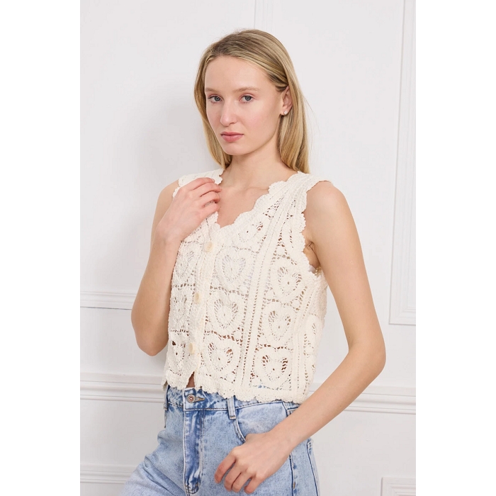 Scarpy creation gilet en crochet beige4812801_2