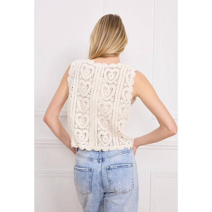 Scarpy creation gilet en crochet beige4812801_5