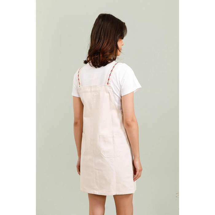 Scarpy creation robe salopette pixel beige4812901_3