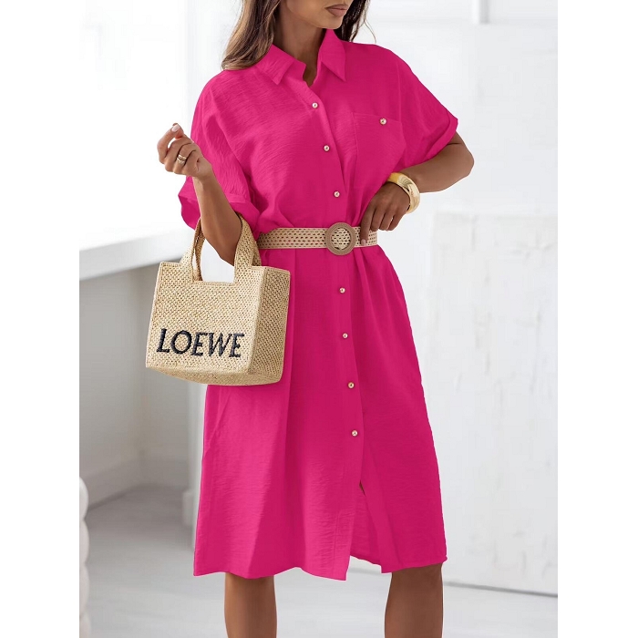 Scarpy creation my robe chemise a ceinture yl parme