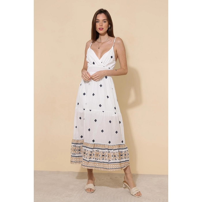 Scarpy creation robe cotton brodee doublee blanc4813701_3