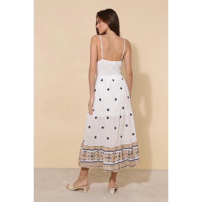 Scarpy creation robe cotton brodee doublee blanc4813701_4