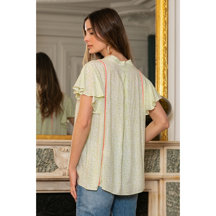 Scarpy creation chemise col v regular vert4814501_2