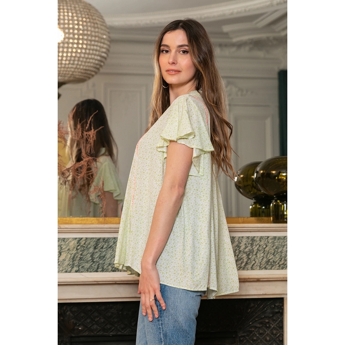 Scarpy creation chemise col v regular vert4814501_3