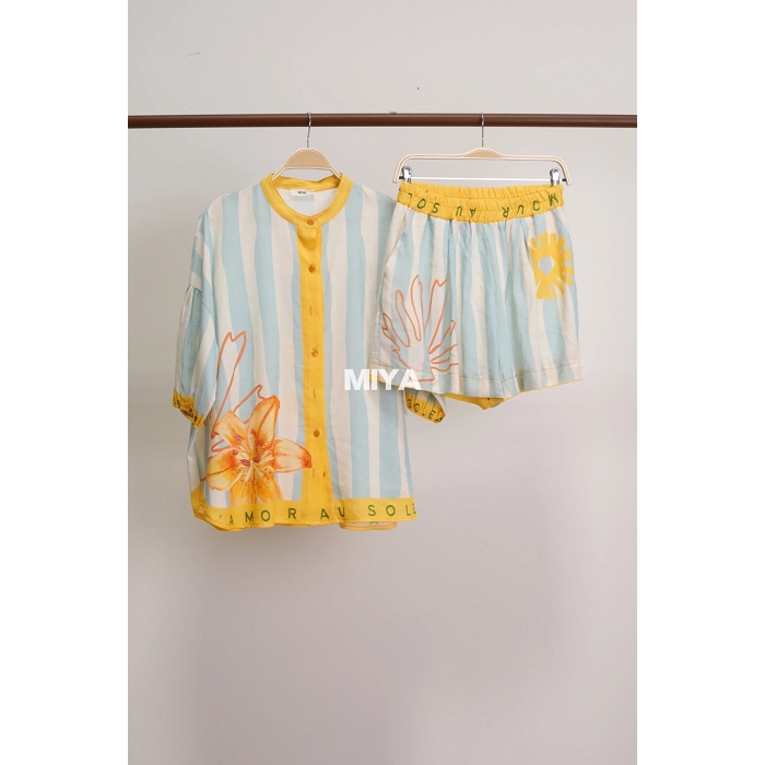 Scarpy creation my t shirt chemise floral yl bleu4816601_2