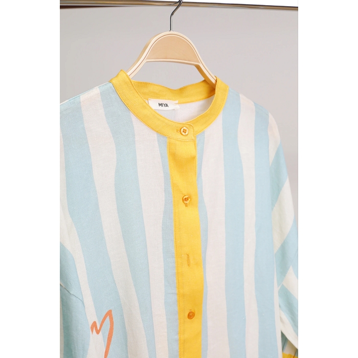 Scarpy creation my t shirt chemise floral yl bleu4816601_3