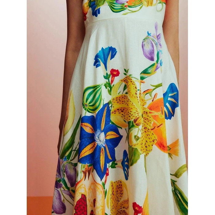 Scarpy creation my robe elegante florale yl blanc4816801_6