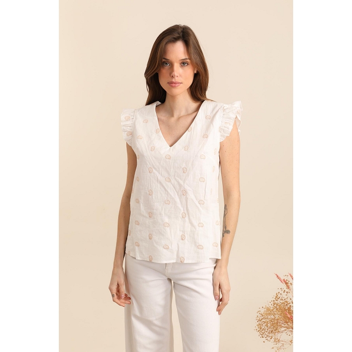 Scarpy creation my debardeur col v yl blanc4830301_5