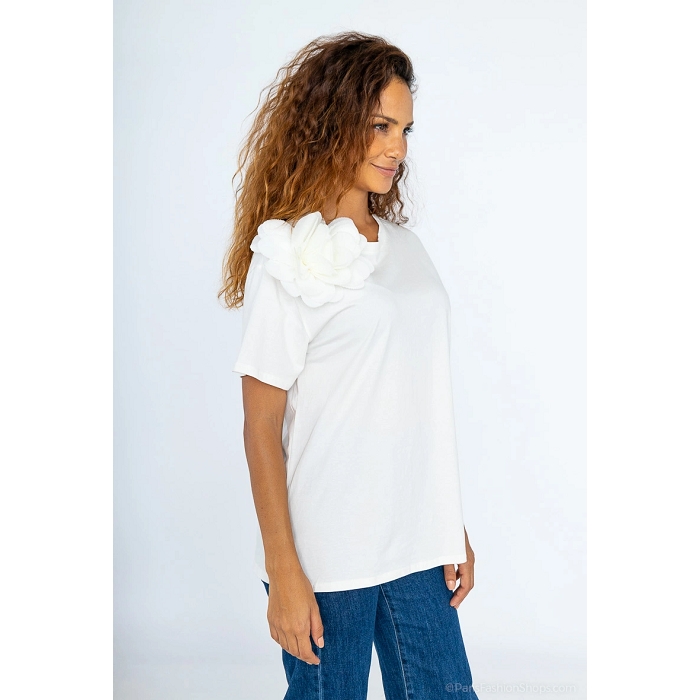 Scarpy creation my top coton fleur en relief yl blanc4830501_6