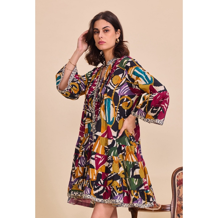 Scarpy creation my robe trapeze courte yl mode