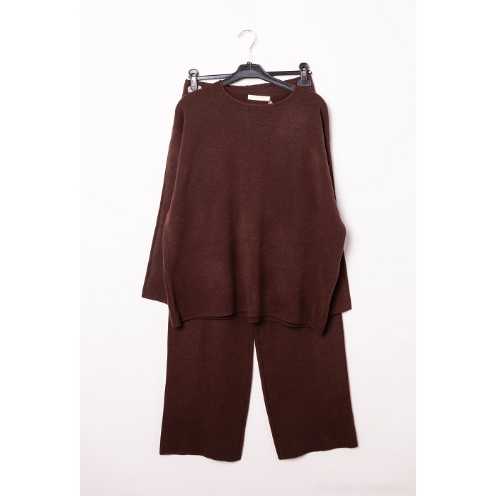 Scarpy creation pull pantalon ensemble sweet marron4833503_3