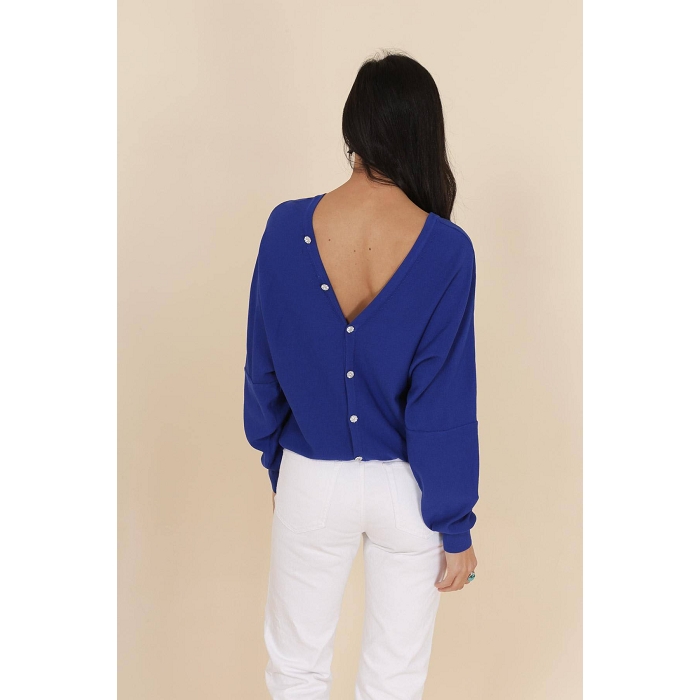 Scarpy creation gilet pull reversible bleu4834202_2