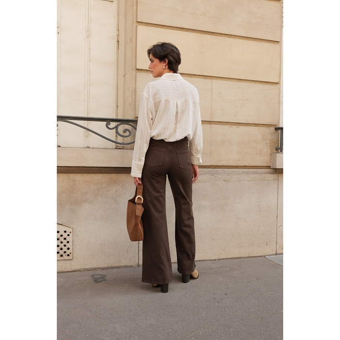 Scarpy creation jeans large gaspard marron4835501_4