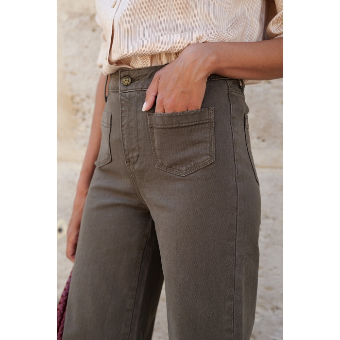Scarpy creation jeans large gaspard vert4835503_4