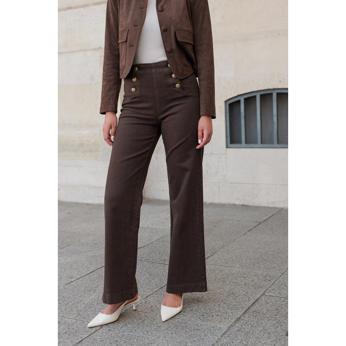 Scarpy creation jeans large victo marron4835601_2