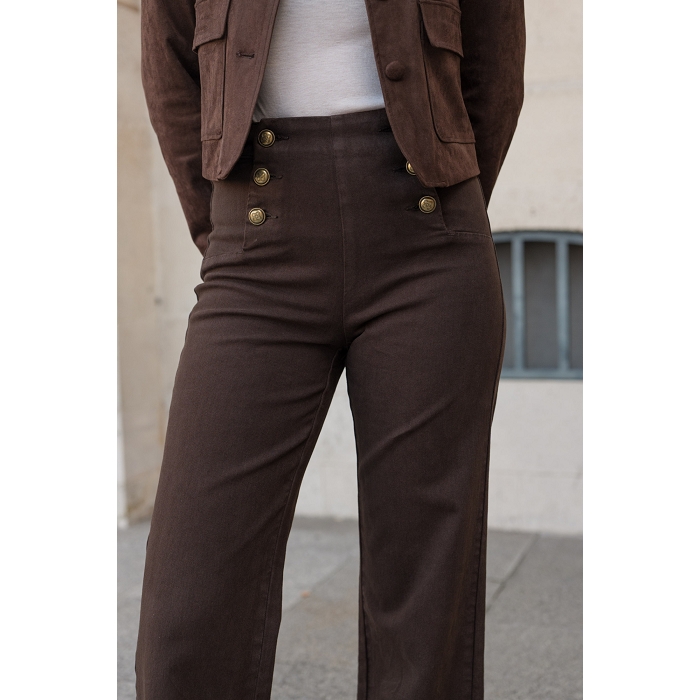 Scarpy creation jeans large victo marron4835601_3