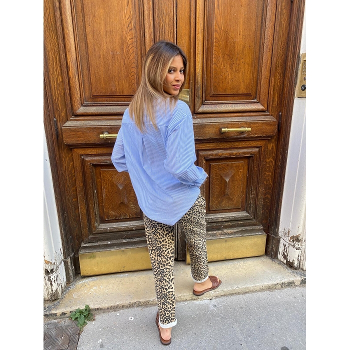 Scarpy creation chemisier jeans fauve bleu4836901_3