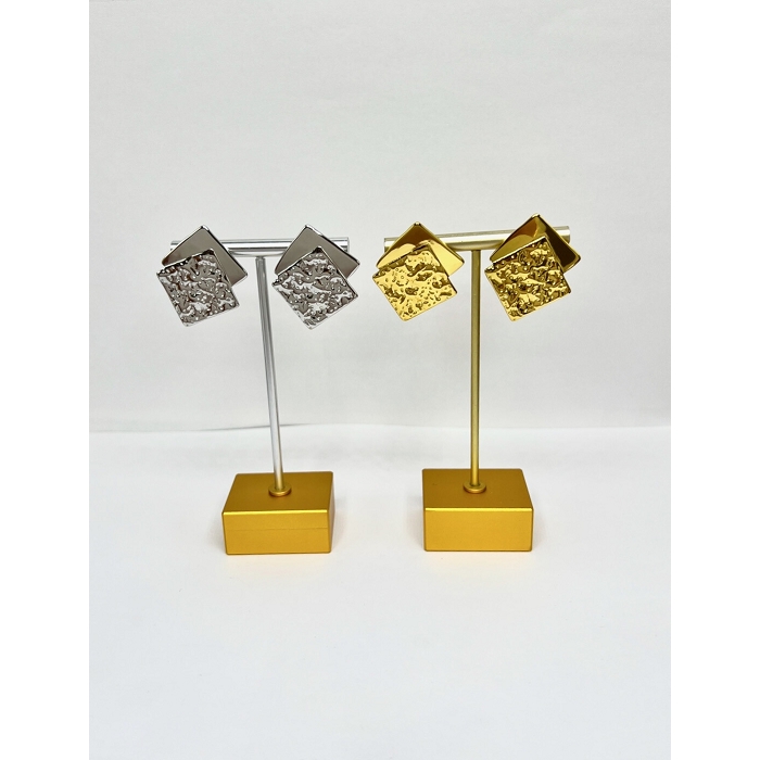 Scarpy creation boucles oreilles carre or4847801_2