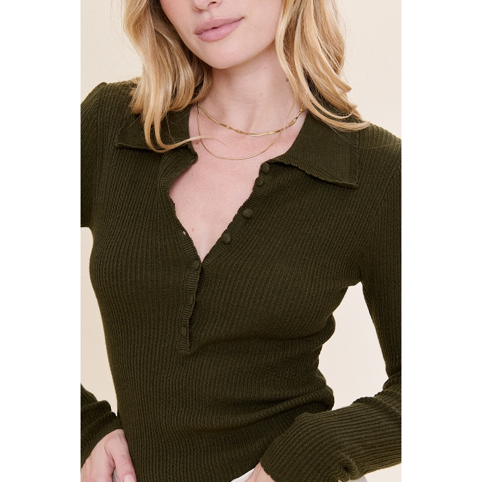 Scarpy creation polo laine coton vert4848601_4
