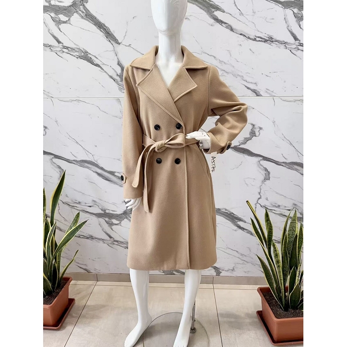 Scarpy creation manteau en drap de laine naturel4849202_2