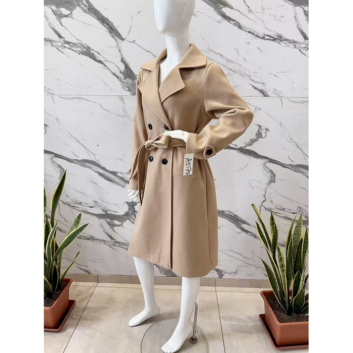 Scarpy creation manteau en drap de laine naturel4849202_5