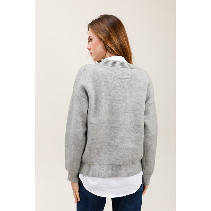 Scarpy creation my cardigan maille coeur yl gris4849901_5