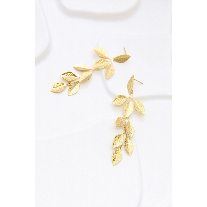 Scarpy creation my boucles oreilles feuillage pendant yl or4852701_6