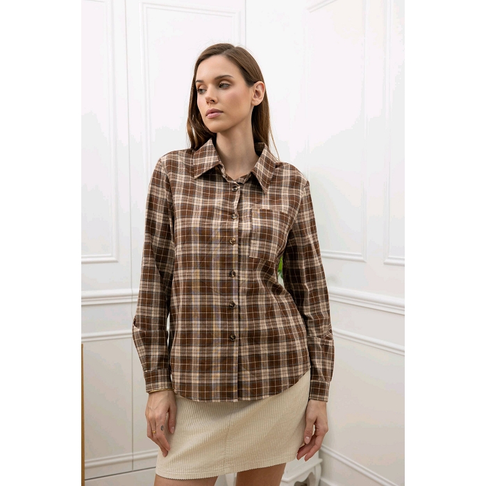 Scarpy creation chemise bucheron marron4853301_2