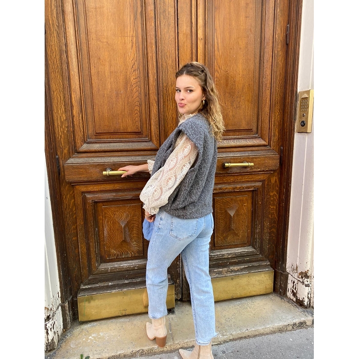 Scarpy creation gilet sans bouton gris4854505_3