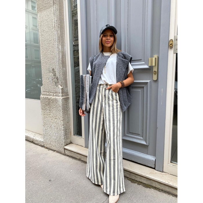 Scarpy creation gilet sans bouton gris4854505_4