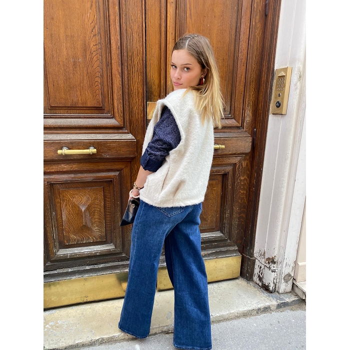 Scarpy creation gilet sans bouton beige4854507_6