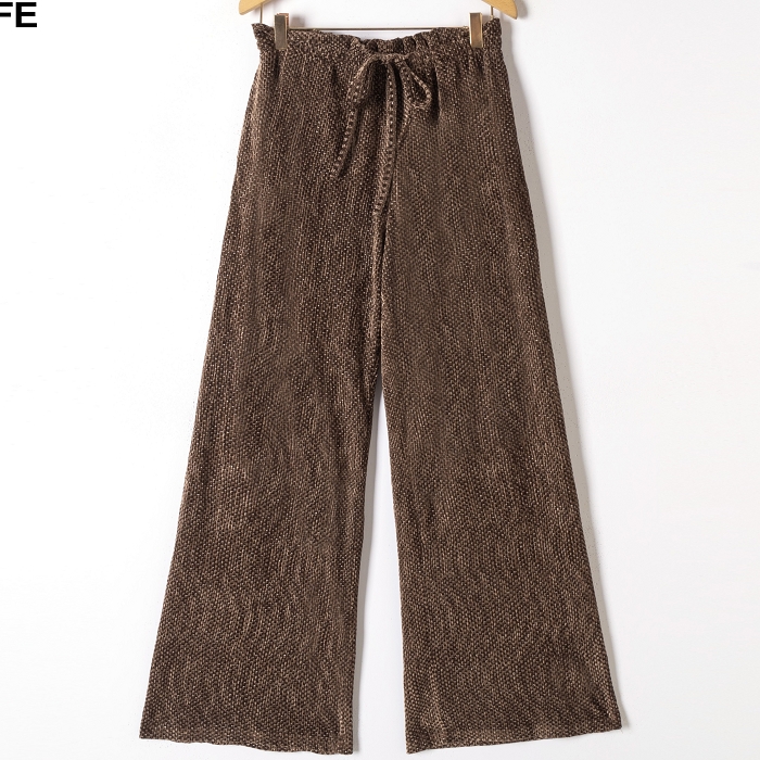 Scarpy creation my pantalon eponge velours yl marron