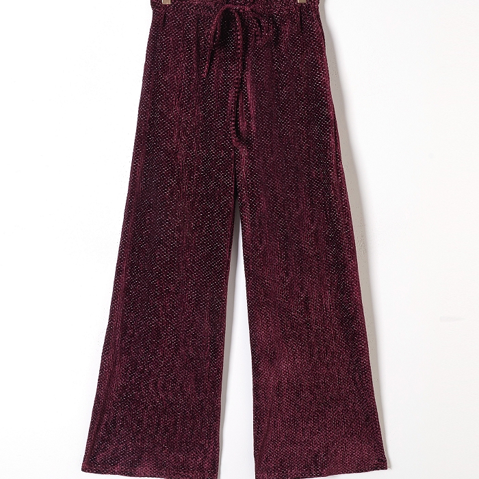 Scarpy creation my pantalon eponge velours yl rouge