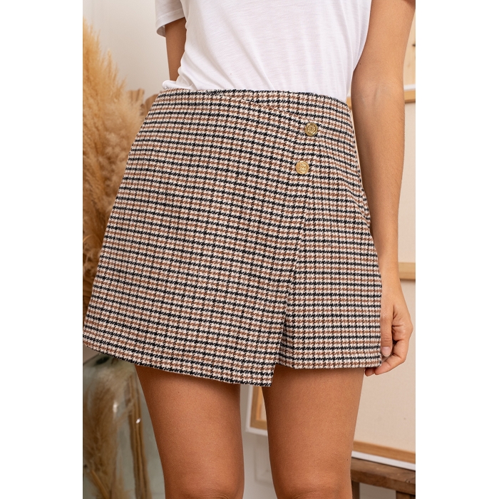 Scarpy creation my jupe short chic yl beige