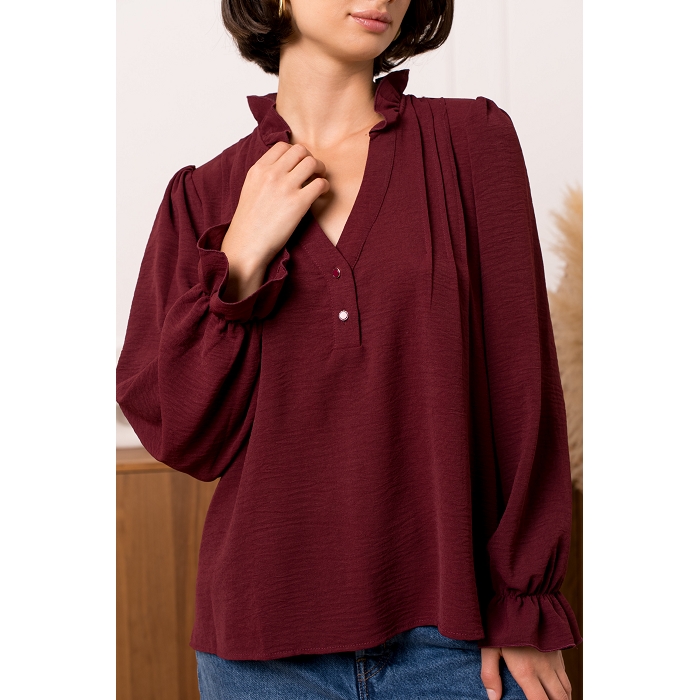 Scarpy creation my chemissier deux bouton yl rouge4855101_6