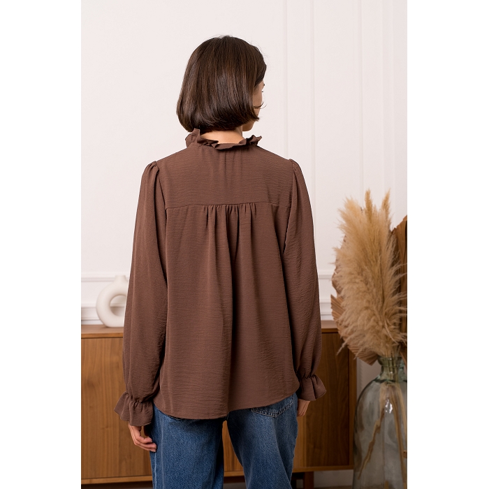 Scarpy creation my chemissier deux bouton yl marron4855102_4