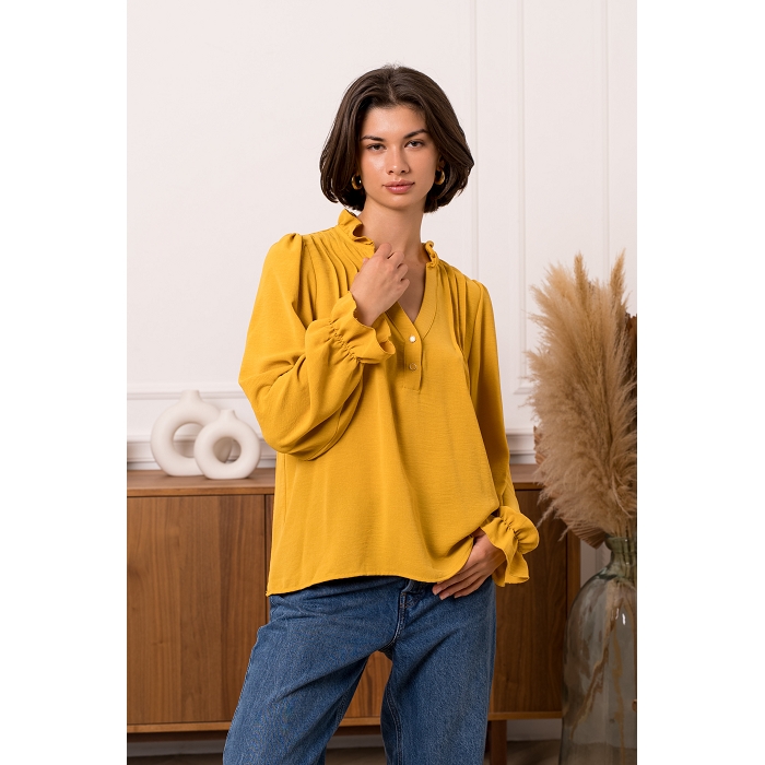 Scarpy creation my chemissier deux bouton yl jaune4855103_4