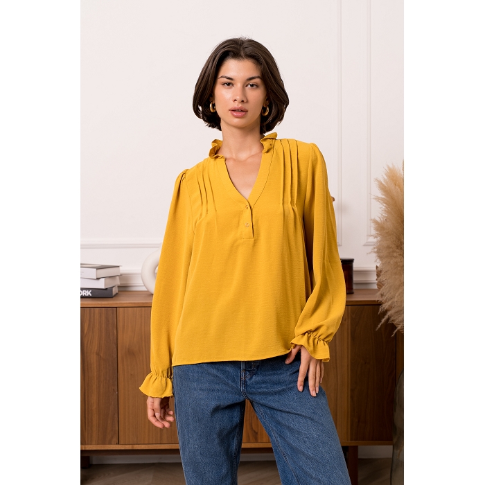 Scarpy creation my chemissier deux bouton yl jaune4855103_6