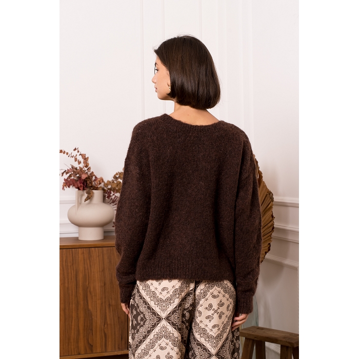 Scarpy creation my cardigan gros boutons yl marron4855201_4