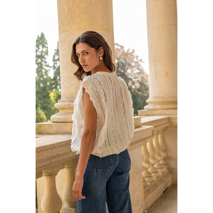 Scarpy creation top manon col rond beige4860901_6