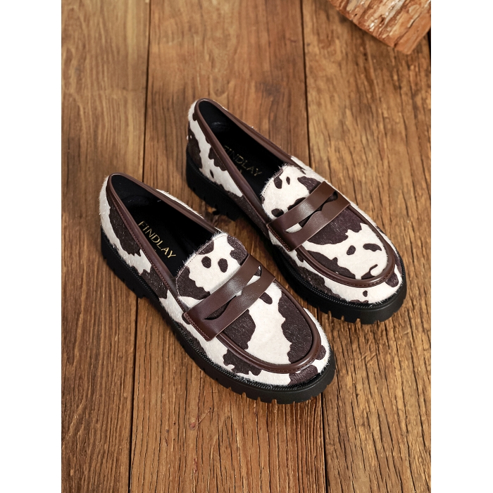 Scarpy creation my mocassin cow yl marron