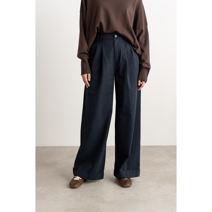 Scarpy creation my pantalon cotton large yl bleu