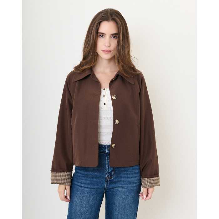 Scarpy creation my veste trench yl marron4861601_2